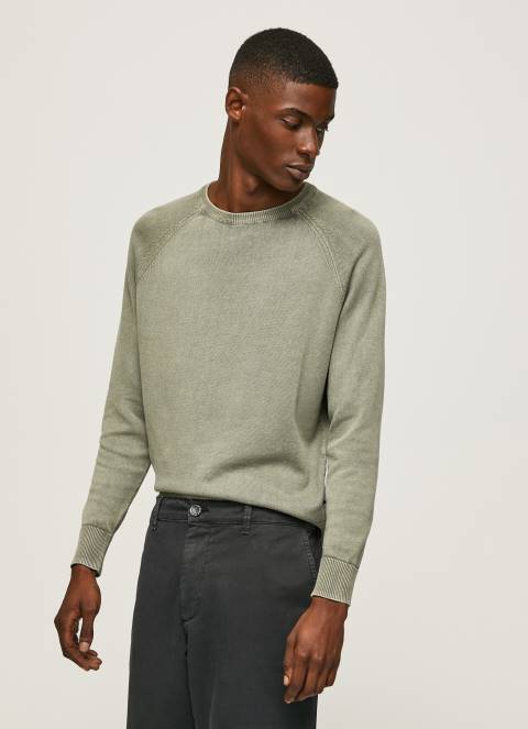 muškarci lijevanje pamučni žersej s okruglim ovratnikom Pepe Jeans JZ8H860