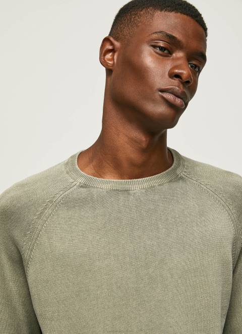 muškarci lijevanje pamučni žersej s okruglim ovratnikom Pepe Jeans JZ8H860