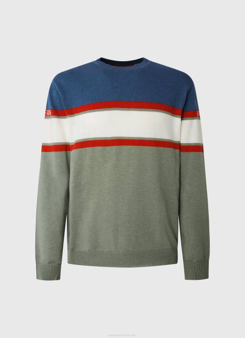 muškarci lijevanje prugasti print pamučni jersey Pepe Jeans JZ8H849