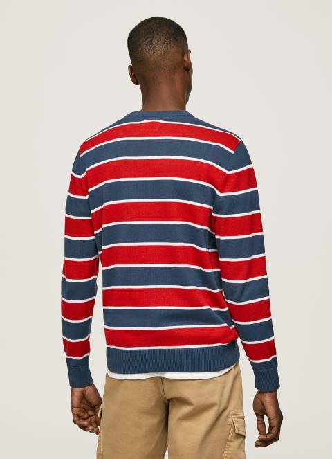 muškarci multi pamučni jersey s prugastim printom Pepe Jeans JZ8H861