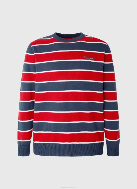 muškarci multi pamučni jersey s prugastim printom Pepe Jeans JZ8H861