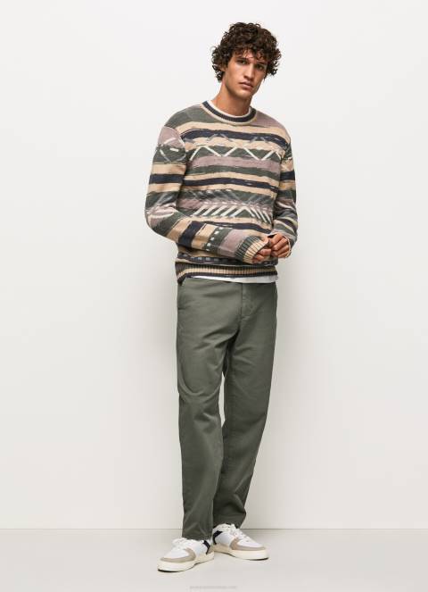 muškarci multi prugasti dres s okruglim ovratnikom Pepe Jeans JZ8H857