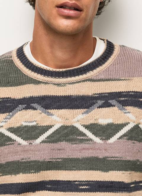 muškarci multi prugasti dres s okruglim ovratnikom Pepe Jeans JZ8H857