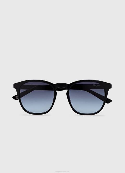 muškarci crno sunčane naočale wayfarer Pepe Jeans JZ8H1303