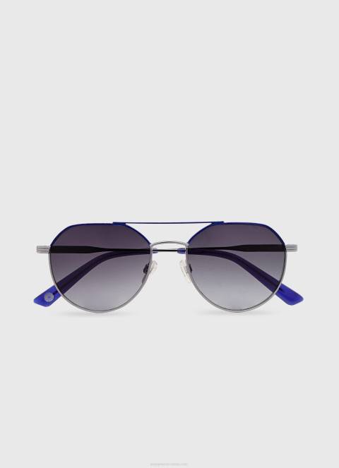 muškarci srebro avijatičarske sunčane naočale Pepe Jeans JZ8H1307