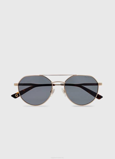 muškarci zlato avijatičarske sunčane naočale Pepe Jeans JZ8H1309