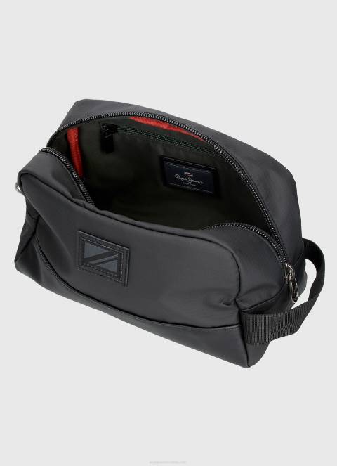muškarci crno putna toaletna torbica s ručkom Pepe Jeans JZ8H1295