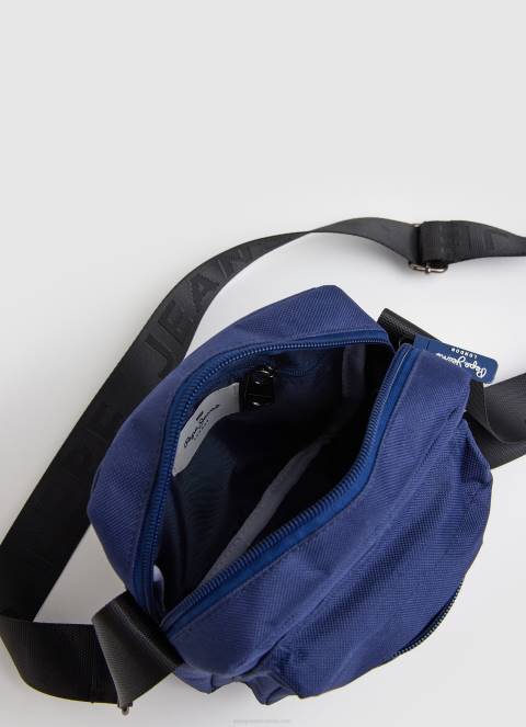 muškarci jarman torba preko ramena od tkanine s utisnutim logotipom Pepe Jeans JZ8H1291