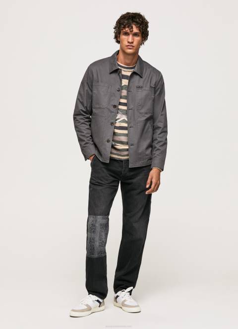 muškarci traper adams opuštene traperice srednjeg kroja Pepe Jeans JZ8H815