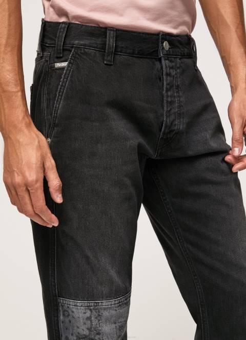 muškarci traper adams opuštene traperice srednjeg kroja Pepe Jeans JZ8H815