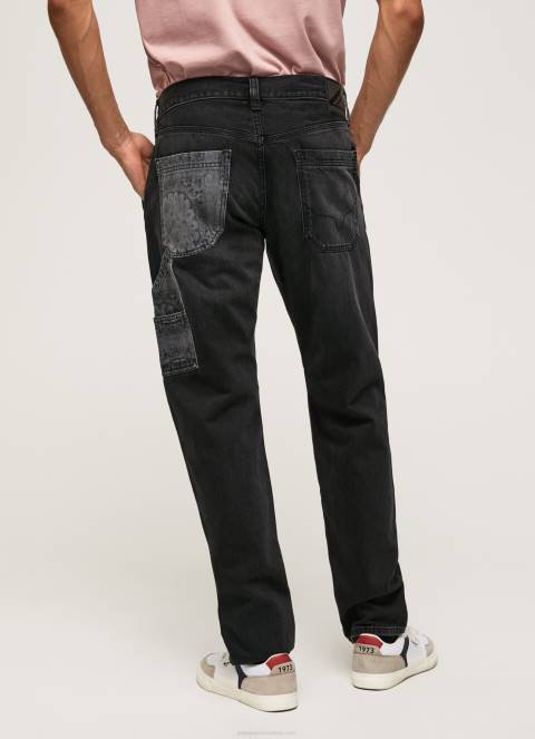 muškarci traper adams opuštene traperice srednjeg kroja Pepe Jeans JZ8H815