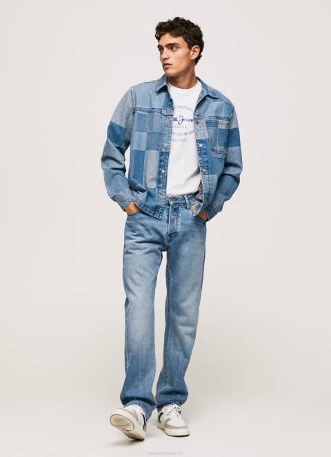 muškarci traper byron srednje srednje traperice opuštenog kroja Pepe Jeans JZ8H811