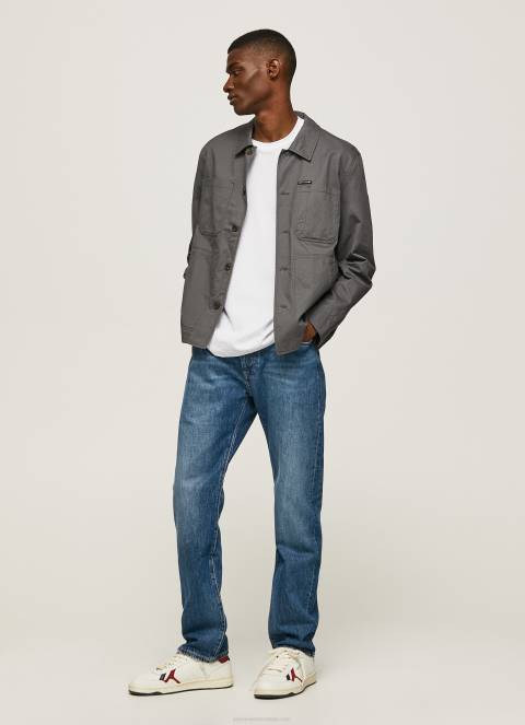 muškarci traper byron srednje srednje traperice opuštenog kroja Pepe Jeans JZ8H813