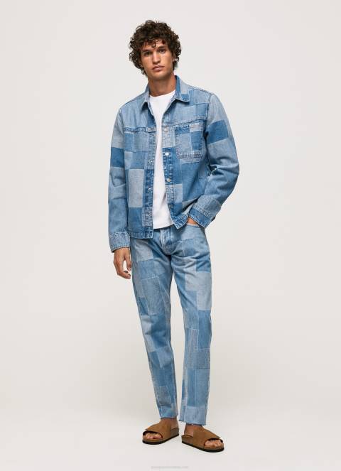 muškarci traper callen opuštene traperice srednjeg kroja Pepe Jeans JZ8H816