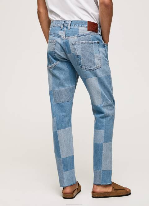 muškarci traper callen opuštene traperice srednjeg kroja Pepe Jeans JZ8H816