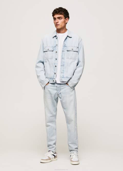 muškarci traper traperice srednjeg kroja callen opuštenog kroja Pepe Jeans JZ8H809