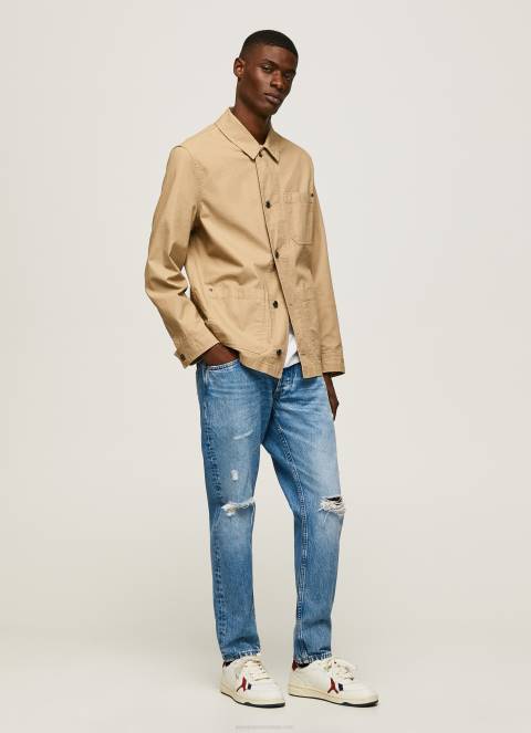 muškarci traper traperice srednjeg kroja callen opuštenog kroja Pepe Jeans JZ8H820