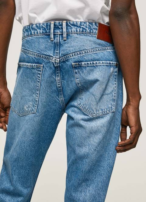 muškarci traper traperice srednjeg kroja callen opuštenog kroja Pepe Jeans JZ8H820