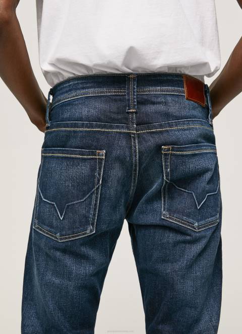 muškarci traper kingston traperice regularnog struka s patentnim zatvaračem Pepe Jeans JZ8H798