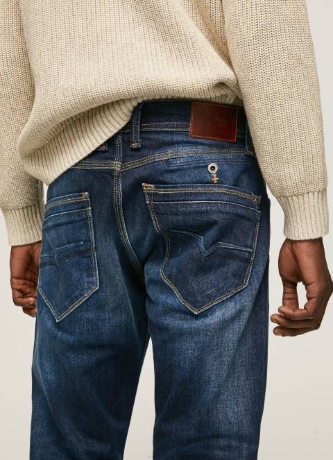 muškarci traper spike midrise regular fit traperice Pepe Jeans JZ8H805