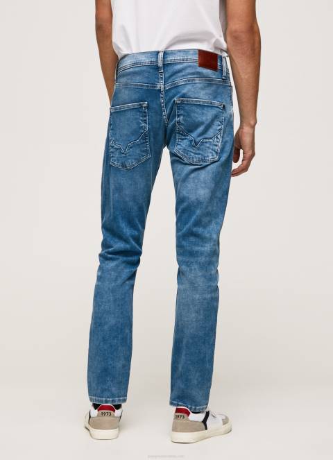 muškarci traper track traperice srednjeg kroja Pepe Jeans JZ8H803