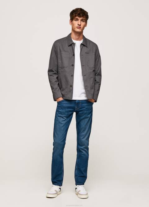 muškarci traper track traperice srednjeg kroja Pepe Jeans JZ8H804