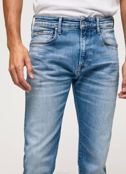 muškarci traper crane slim fit traperice srednje visine Pepe Jeans JZ8H795