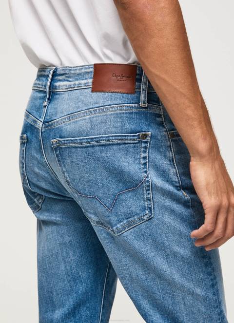 muškarci traper crane slim fit traperice srednje visine Pepe Jeans JZ8H795