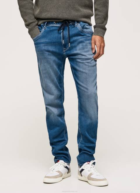 muškarci traper jagger uske traperice srednje visine Pepe Jeans JZ8H794