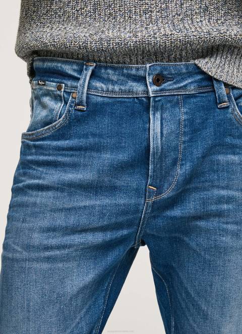muškarci traper traperice srednjeg kroja mason skinny fit Pepe Jeans JZ8H791