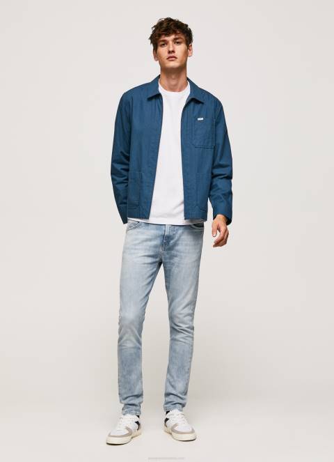 muškarci traper traperice srednjeg kroja mason skinny fit Pepe Jeans JZ8H792