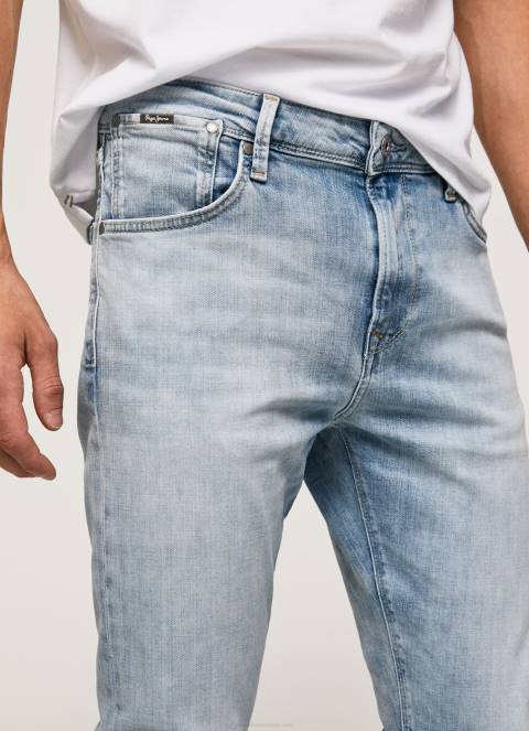 muškarci traper traperice srednjeg kroja mason skinny fit Pepe Jeans JZ8H792