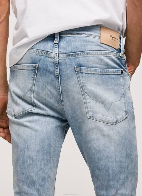 muškarci traper traperice srednjeg kroja mason skinny fit Pepe Jeans JZ8H792