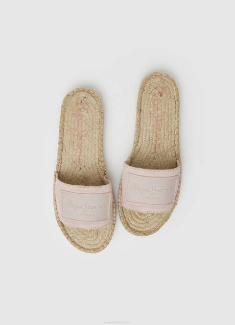 žene gola siva berry kožne sandale Pepe Jeans JZ8H681