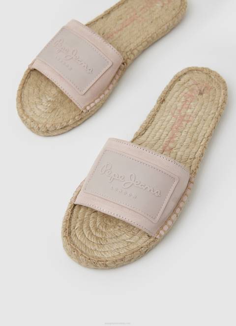 žene gola siva berry kožne sandale Pepe Jeans JZ8H681