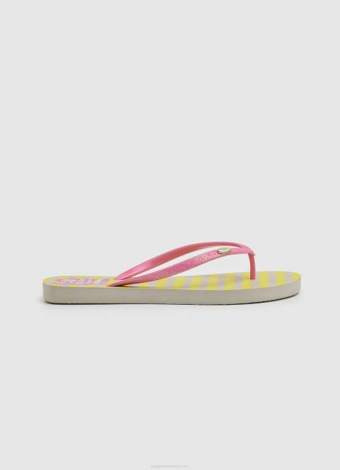 žene kiselo zelena rake volim japanke za plažu Pepe Jeans JZ8H705