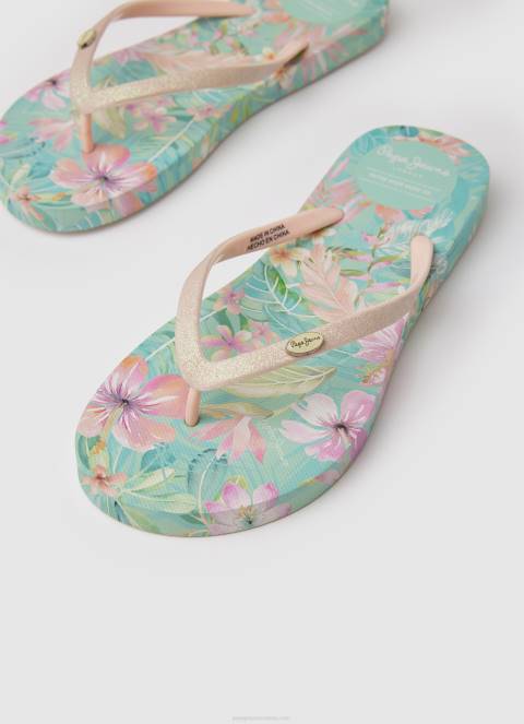 žene mojito tropske japanke za plažu rake Pepe Jeans JZ8H703