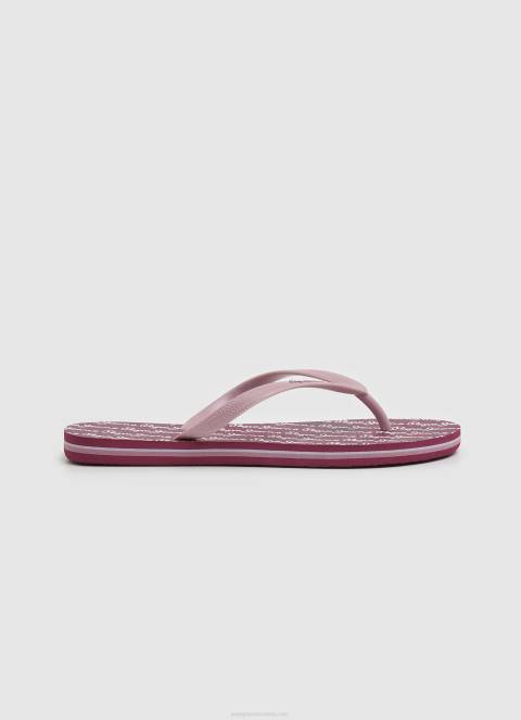 žene prašnjavo crvena rake play japanke za plažu Pepe Jeans JZ8H698