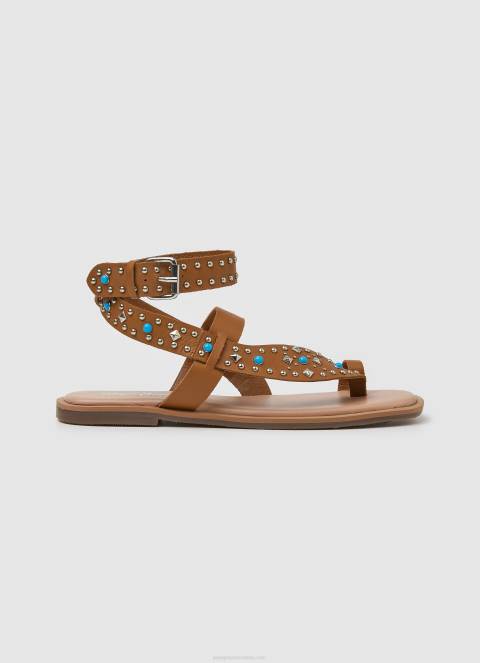 žene preplanuli ten irma sandale od etničke kože Pepe Jeans JZ8H658