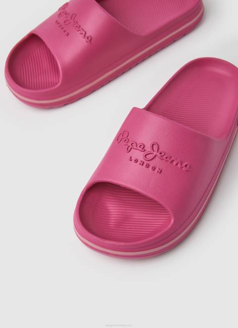 žene svijetla ruža japanke za tobogan za plažu Pepe Jeans JZ8H695