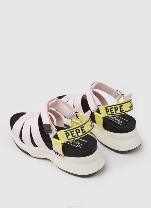 žene svijetloružičasta venus point trek sandale Pepe Jeans JZ8H685