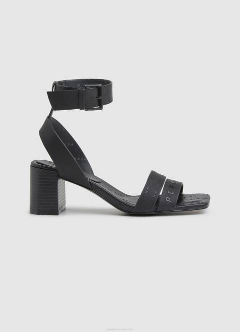 žene crno sandale altea Young Block Pepe Jeans JZ8H641