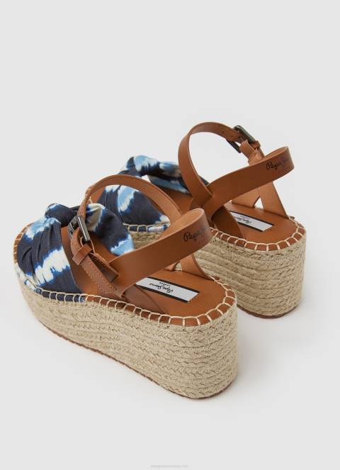 žene duboko more sandale na klin witney dye Pepe Jeans JZ8H644