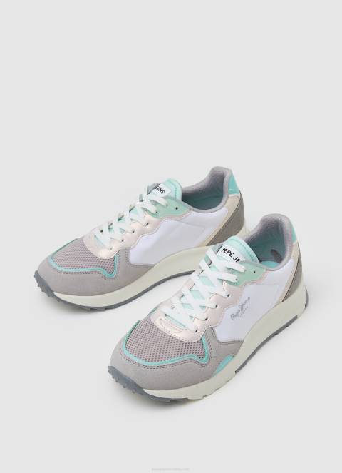 žene bijela joy star mekane kombinirane tenisice Pepe Jeans JZ8H591