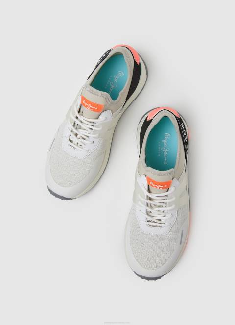 žene bijela joy tech ljetne tehničke tenisice Pepe Jeans JZ8H606