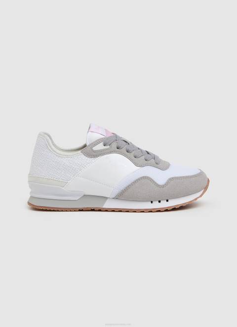 žene bijela london troy kombinirane tenisice Pepe Jeans JZ8H590