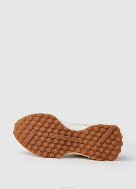 žene kiselo žuta kombinirane tenisice s printom sreće Pepe Jeans JZ8H572