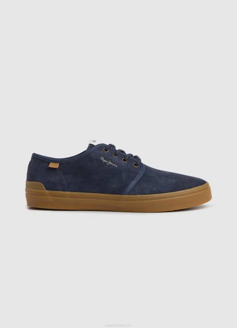 žene mornarica colin shoe kožne tenisice Pepe Jeans JZ8H638