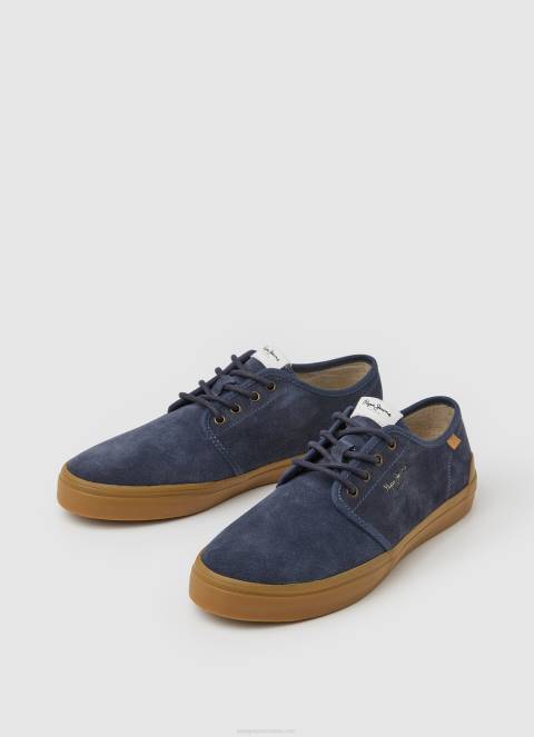 žene mornarica colin shoe kožne tenisice Pepe Jeans JZ8H638