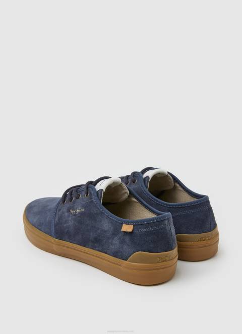 žene mornarica colin shoe kožne tenisice Pepe Jeans JZ8H638